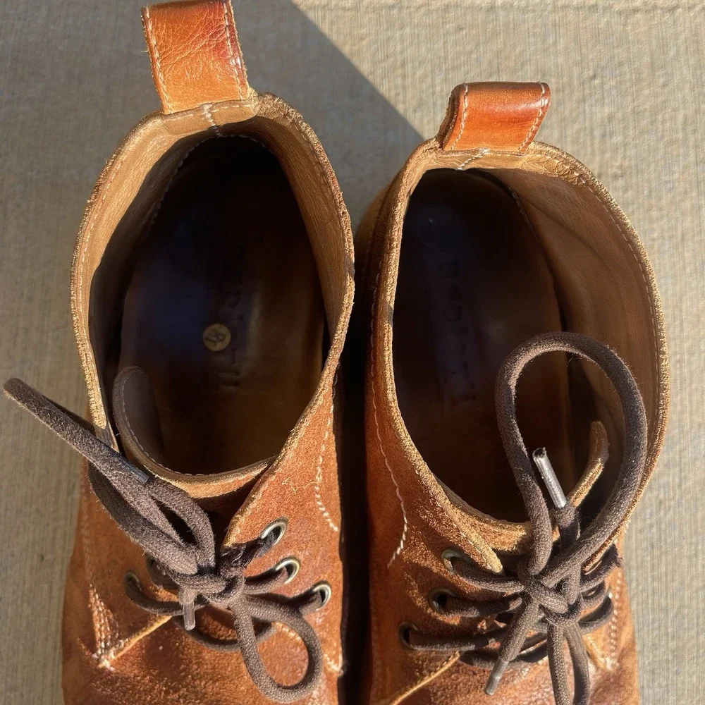Bed Stu Men's Brown Leather Chukka Boots 9.5 Made In USA